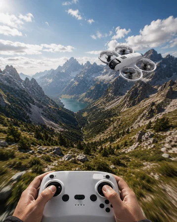 Çocuk ve Yetişkin Kullanımına Uygun Kameralı Akıllı Drone - Lisinya