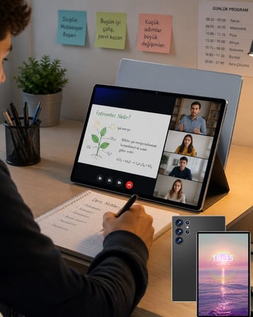 Android Tablet 10.1 HD Ekran 16GB RAM 1TB Depolama WiFi Destekli - Lisinya