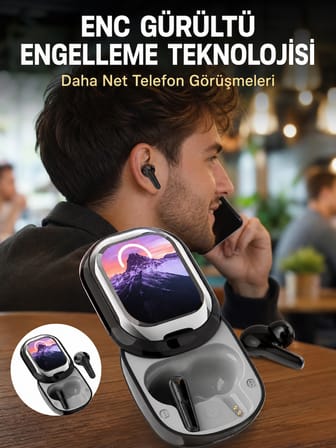Dokunmatik Kontrollü Bluetooth Kulaklık – Pods Fine Uyumlu - Lisinya
