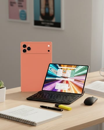 Klavyeli Android Tablet Geniş Hafıza Seçenekleri ve IPS Ekran - Lisinya