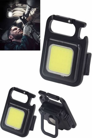 Işıldak USB Şarjlı Cep El Feneri Taşınabilir Mini Led Işık Çok Fonksiyonlu - Lisinya