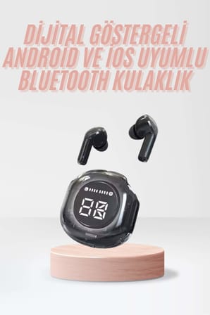 Yeni Nesil Bluetooth Kulaklık Dijital Göstergeli  Dokunmatik 5.3 Kablosuz - Lisinya