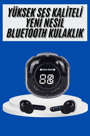 Ultrapods Led Göstergeli Oyuncu Kulaklığı ANC Destekli Bluetooth 5.3 - Lisinya