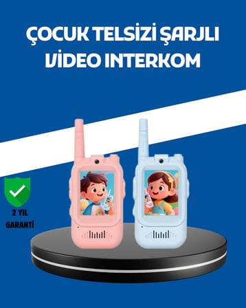 Çocuklar İçin Video Görüşmeli Walkie Talkie Uzun Mesafe İletişim - Lisinya