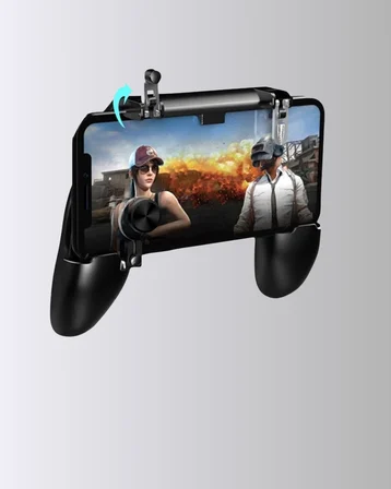 Joystick ve Parmak Tetikleyicili Mobil Oyun Gamepad Tutucu - Lisinya