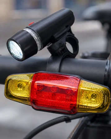 Bisiklet Emniyet Işığı Seti Güçlü LED Ön Far Arka Stop Lambası - Lisinya