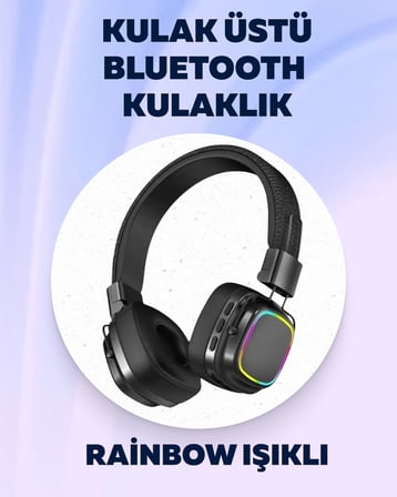 Yüksek Ses Kaliteli Kablosuz Kulak Üstü Kulaklık – BT 5.3 - Lisinya