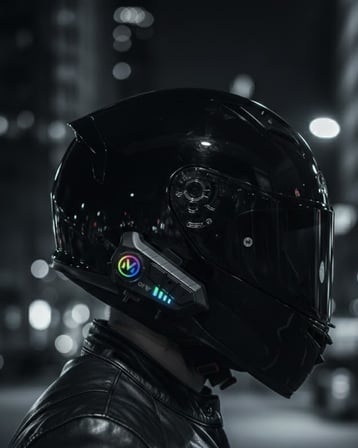 Bluetooth 5.3 Kask İçi Intercom Kulaklık 1000 m Mesafe 1000 mAh - Lisinya