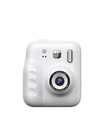 Mini Çocuk Fotoğraf Makinesi Baskı Özellikli Video Çekim 4 Kağıt Rulo Hediyeli - Lisinya