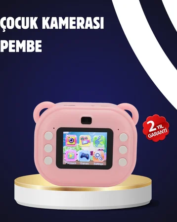 Termal Baskılı Şipşak Kamera – 1080P HD, 24MP, Çift Lensli ve Müzik Oynatıcılı - Lisinya