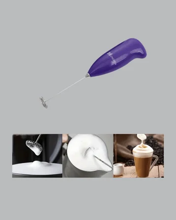 Frappe ve Cappuccino Maker – Taşınabilir Pilli Köpürtücü Mikser - Lisinya