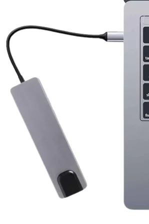 Usb Type-c Hub Dönüştürücü Çevirici Çoklayıcı Macbook Çevirici 8 Portlu - Lisinya