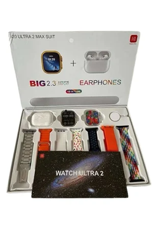 9 Ultra Akıllı Saat 49mm 2inç Ekran 7 Kordonlu ve Bluetooth Kulaklık - Lisinya
