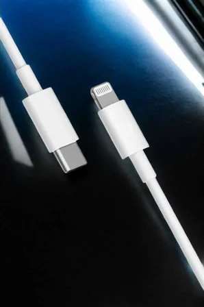 Iphone Uyumlu İOS Uyumlu Lightning Hızlı Şarj Tye C Lightning Şarj Kablosu - Lisinya
