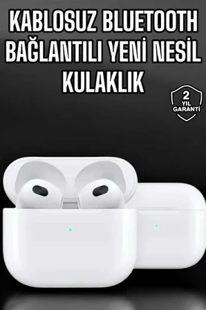 Bluetooth Kulaklık 3.Nesil Kablosuz Uzun Pil Ömrü Dokunmatik Kontrol Yeni Nesil - Lisinya