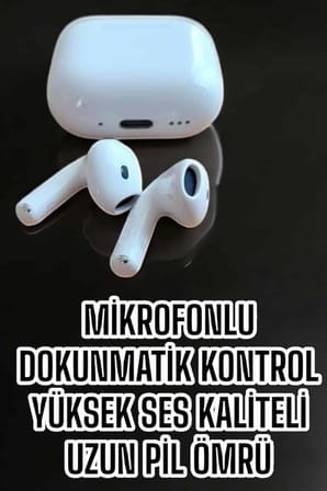 Kaliteli Ucuz İOS ve Android Uyumlu TWS Bluetooth Kulaklık ANC Özelliği Yeni Nesil - Lisinya