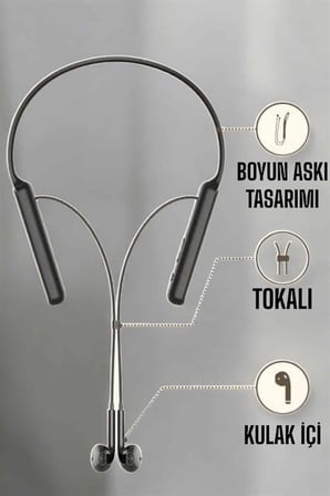 Mikrofonlu Kablolu Bluetooth Kulaklık Yeni Nesil Yüksek Ses Kaliteli - Lisinya