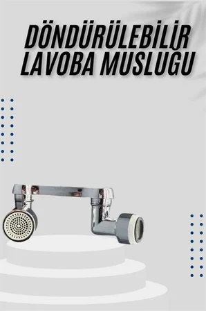Dönebilen Musluk Başlığı Akrobat Mutfak Banyo Musluk Ucu Başlığı Oynar Başlıklı - Lisinya