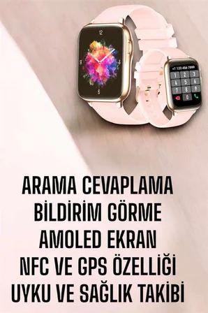 Akıllı Saat Kadınlara Uyku Ve Sağlık Takibi Yapabilen Bileklik Hediyeli - Lisinya