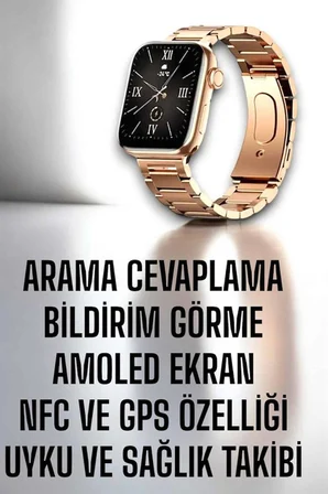 Akıllı Saat Bileklik Hediyeli Uzun Pil Ömrü GPS Takibi - Lisinya