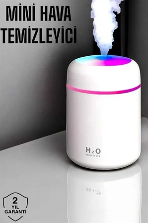 Hava Nemlendirici Ultrasonik Mini Hava Temizleyici Aromaterapi - Lisinya