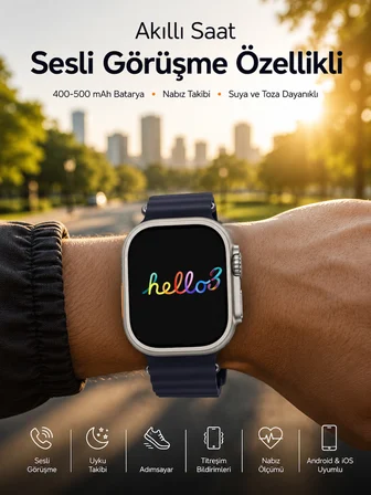 Yeni Nesil Arama Cevaplayan Uyku ve Sağlık Takibi GPS Özelliği - Lisinya