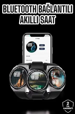 Akıllı Saat GPS VE NFC Özelliği Sesli Görüşme Dokunmstik Ekran - Lisinya
