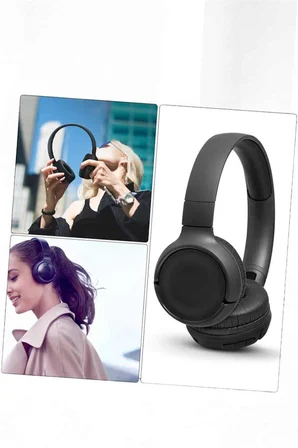 Kulak Üstü Kablosuz Bluetooth Kulaklık Gürültü Önleyici Ayarlanabilir - Lisinya