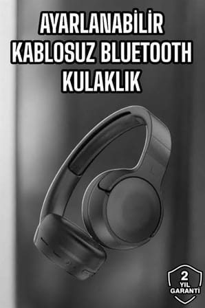 Kulak Üstü Kablosuz Bluetooth Kulaklık Gürültü Önleyici Uzun Şarj Süreli - Lisinya
