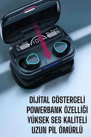 Bluetooth Bağlantılı Suya Dayanıklı, Uzun Pil Ömürlü Kablosuz Kulaklık - Lisinya