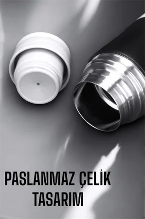 500 ml Kapasiteli Taşınabilir Basınçlı Termos Seti Günlük Kullanım için İdeal - Lisinya
