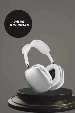 Kulak Üstü P9 Kablosuz Bluetooth Kulaklık ve 7 Kordonlu Akıllı Saat - Lisinya
