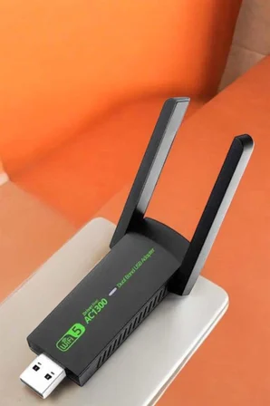 Wifi Adaptör Çift Bantlı Kablosuz Wifi Adaptörü - Lisinya