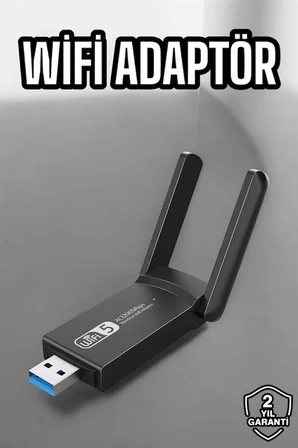 Wifi Alıcı Wifi Adaptörü USB Girişli 3.0 - Lisinya
