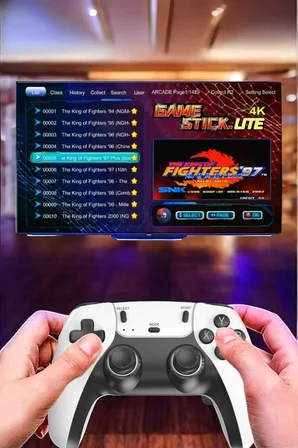 Joystick Çift Kollu Oyun Kolu Retro Oyun Yüksek Çözünürlüklü 3D Game Yeni Nesil - Lisinya