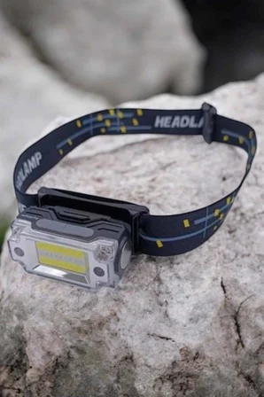 Kafa Lambası Led Fener Pratik Taşınabilir Ayarlanabilir USB Şarjlı - Lisinya