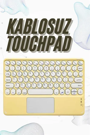 Bluetooth Touchpad Klavye 10.9 inch Kablosuz Wifi Q Klavye Slim - Lisinya