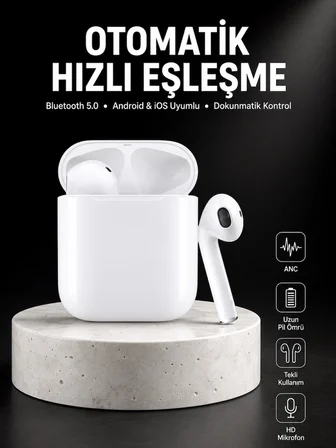 Yeni Nesil Dokunmatik Kontrol Çağrı Cevaplayabilen Kablosuz Bluetooth Kulaklık - Lisinya