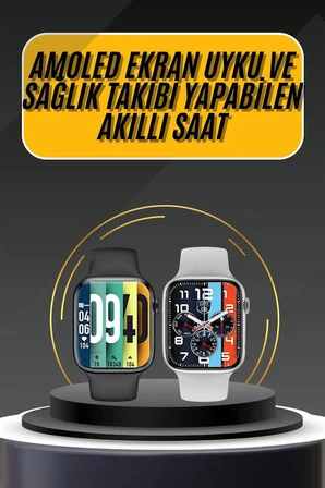 Akıllı Saat Yeni Nesil Android ve İOS Uyumlu Titreşim Modlu Alarm Kronometre - Lisinya