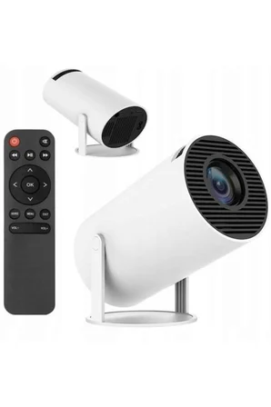 Sinema Projektörü Android HDMI USB WİFİ Ses Çıkışlı Ayaklı Projeksiyon Taşınabilir - Lisinya