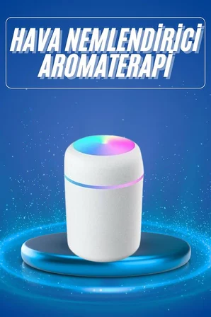 Rgb Işıklı Ulrasonik Ledli Hava Nemlendirici Buhar Makinesi Buhardanlık - Lisinya
