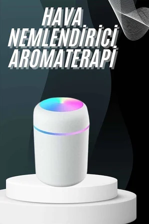 Hava Nemlendirici Buhar Makinesi Led Işıklı USB Dekoratif Nemlendirici - Lisinya