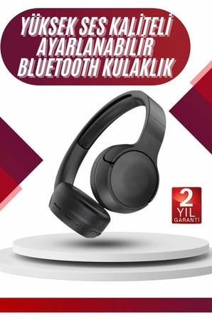Yeni Nesil Kulak Üstü Bluetooth Kulaklık Type-C Girişli Yüksek Ses Kaliteli - Lisinya