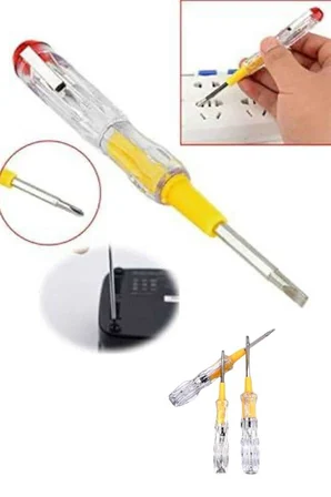 Çift Uçlu Kontrol Kalemi Elektrik Test Kalemi Şeffaf - Lisinya