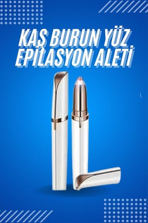 Yüz Epilatör Kıl Kaş Bıyık Tüy Alma Aleti Kaş Bıyık Alma Epilatörü - Lisinya