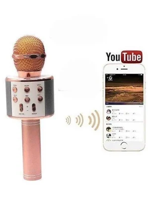 Bluetooth Hoparlör USB AUX SD Kart Kaoroke Mikrofon Uzun Pil Ömrü - Lisinya