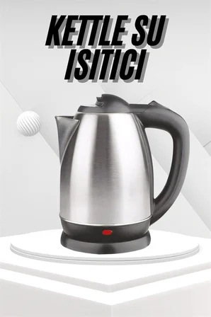 Yeni Nesil Saplı Uzun Ömürlü Paslanmaz Çelik Su Isıtıcı Kettle - Lisinya