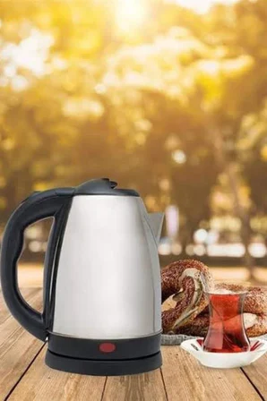 Kettle C F Tipi 220-240V Paslanmaz Çelik Elektrik Kablolu Otomatik Kapanma - Lisinya