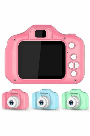 Dijital Fotoğraf Makinesi Çocuk Mini 1080p HD Kaliteli Renkli - Lisinya