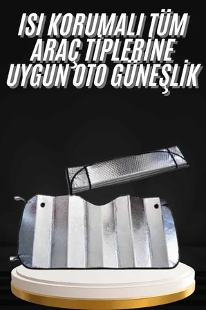 Araç Güneşlik Koruyucu Cam Güneşliği Otomobil Güneşlikleri Katlanabilir - Lisinya
